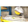 Image 1 : DEWALT 10" ELECTRIC INDUSTRIAL WET TILE SAW WITH BLADE *MISSING SLIDER TRAY*