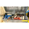 Image 1 : GREY PLASTIC TOOL BOX OF ASSORTED INDUSTRIAL AIR TOOLS *TOOL BOX INCLUDED*