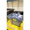 Image 2 : BLACK PLASTIC BIN OF ASSORTED WEISER DOOR LOCKS / HANDLES *BIN INCLUDED*