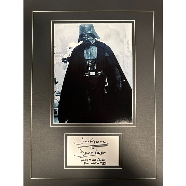 Dave Prowse Autographed Display