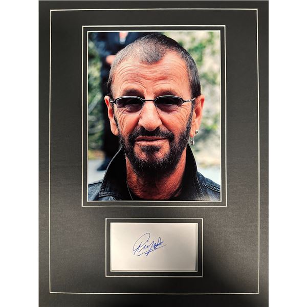 Ringo Starr Autographed Display