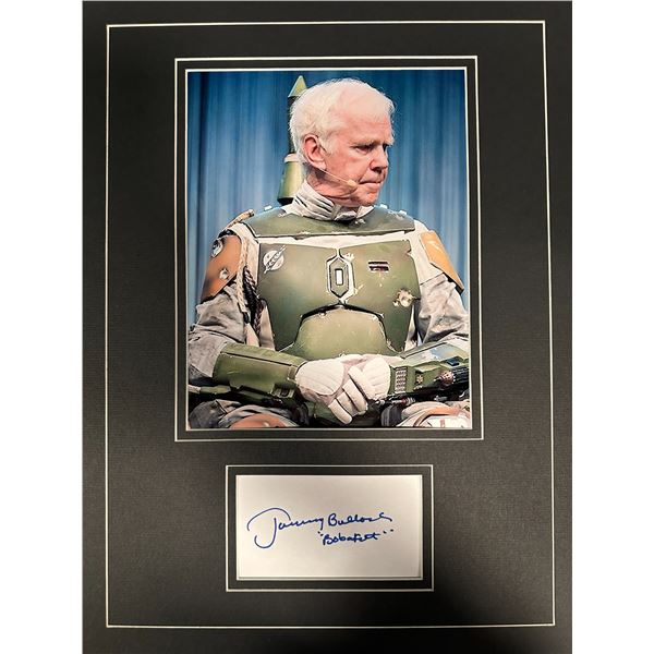 Jeremy Bulloch Autographed Display Boba Fett