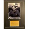 Image 1 : Eliott Ness Autographed Display