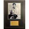Image 1 : Elvis Presley Autographed DISPLAY