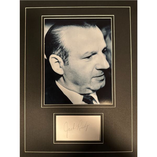 Jack Ruby Autographed Display