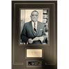 Image 1 : J. Edgar Hoover Autographed Display