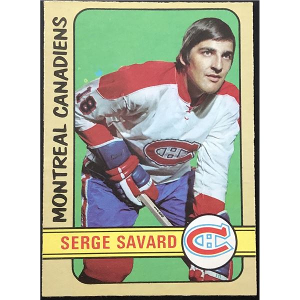 1972-73 O-PEE-CHEE SERGE SAVARD (HOF)