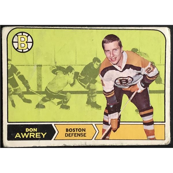 1968-69 O-PEE-CHEE DON AWREY