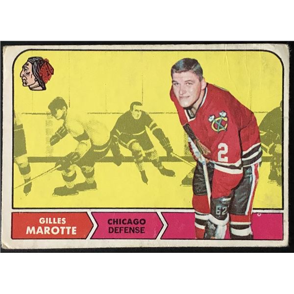 1968-69 O-PEE-CHEE GILLES MAROTTE ROOKIE CARD