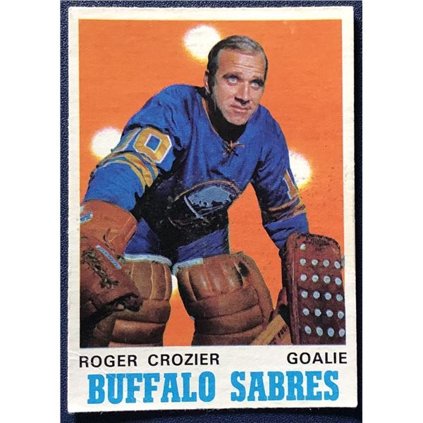 1970-71 O-PEE-CHEE ROGER CROZIER (HOF)