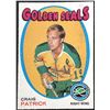 Image 1 : 1971-72 O-PEE-CHEE CRAIG PATRICK ROOKIE CARD