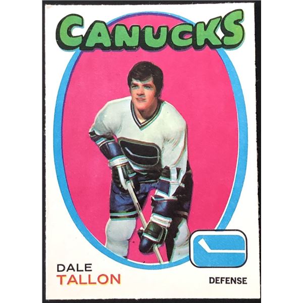 1971-72 O-PEE-CHEE DALE TALLON ROOKIE CARD
