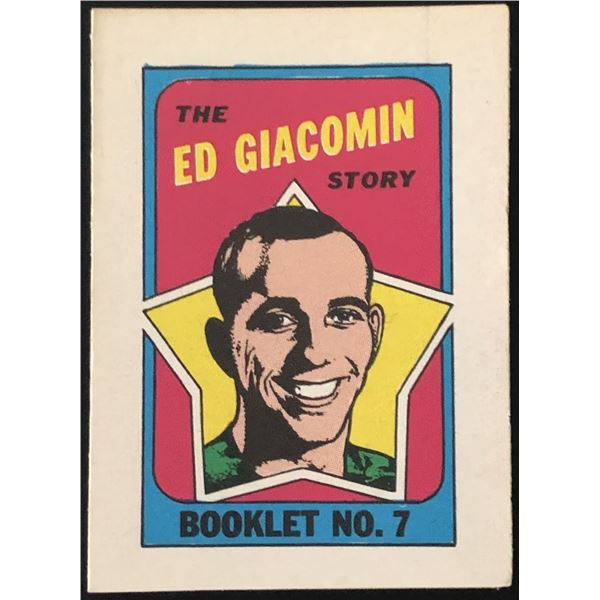 1971-72 O-PEE-CHEE ED GIACOMIN (HOF)