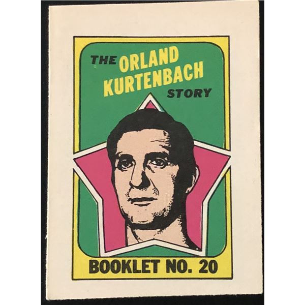 1971-72 O-PEE-CHEE ORLAND KURTENBACH