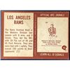 Image 2 : 1964 PHILADELPHIA CHEWING GUM L.A. RAMS