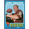 Image 1 : 1971 TOPPS SONNY JURGENSEN (HOF)