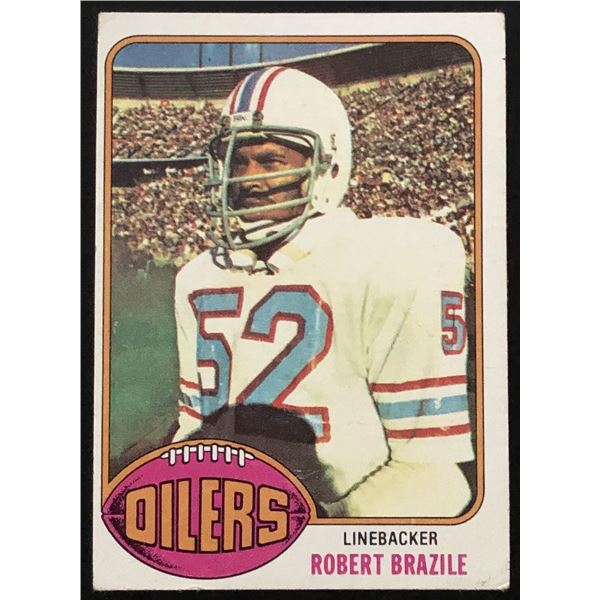 1976 TOPPS ROBERT BRAZILE (HOF) ROOKIE CARD