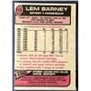 Image 2 : 1977 TOPPS LEM BARNEY (HOF)