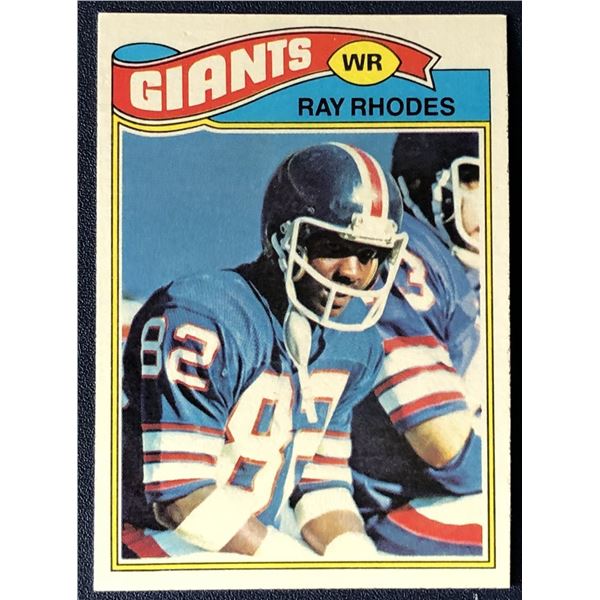 1977 TOPPS RAY RHODES ROOKIE CARD