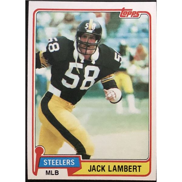 1981 TOPPS JACK LAMBERT (HOF)