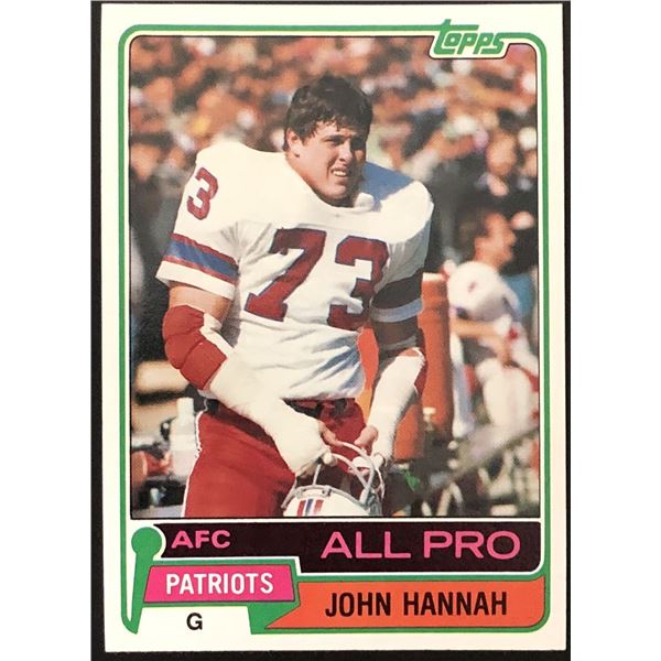 1981 TOPPS JOHN HANNAH (HOF)
