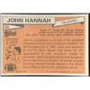 Image 2 : 1981 TOPPS JOHN HANNAH (HOF)