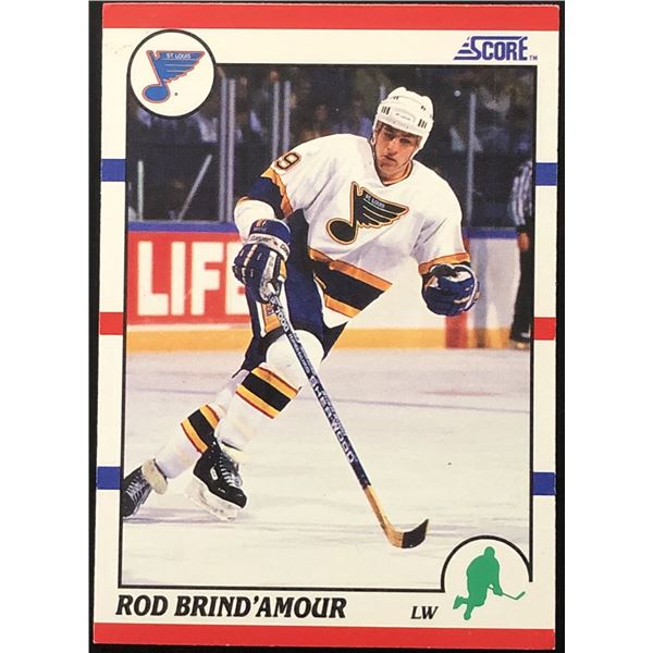 1990-91 SCORE ROD BRIND'AMOUR (HOF) ROOKIE CARD