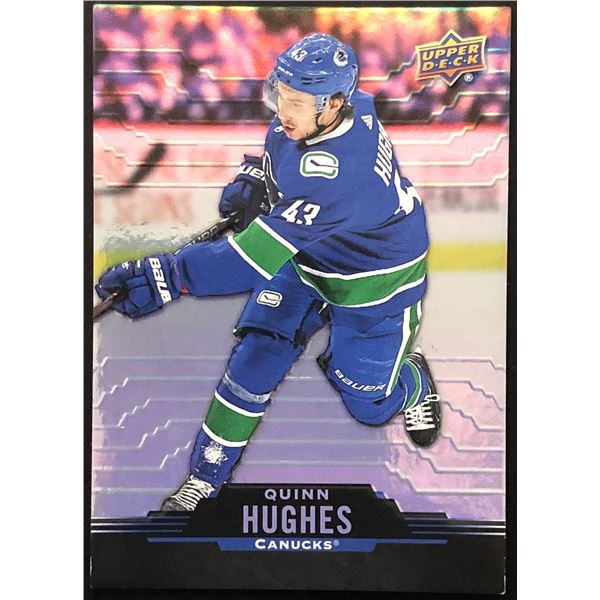 2020-21 UPPER DECK QUINN HUGHES ROOKIE CARD