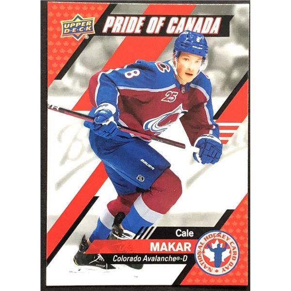 2021 UPPER DECK CALE MAKAR HOCKEY DAY