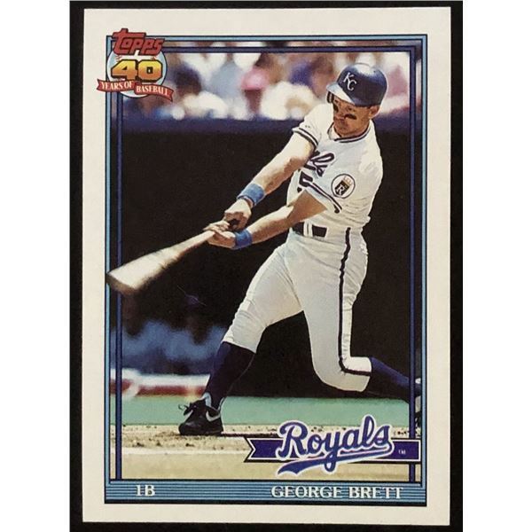 1991 TOPPS GEORGE BRETT (HOF)