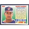 Image 2 : 1992 SCORE MANNY RAMIREZ ROOKIE CARD
