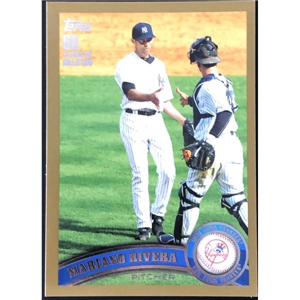 2011 TOPPS GOLD MARIANO RIVERA (HOF)