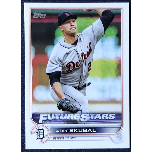 2022 TOPPS FUTURE STARS TARIK SKUBAL ROOKIE CARD