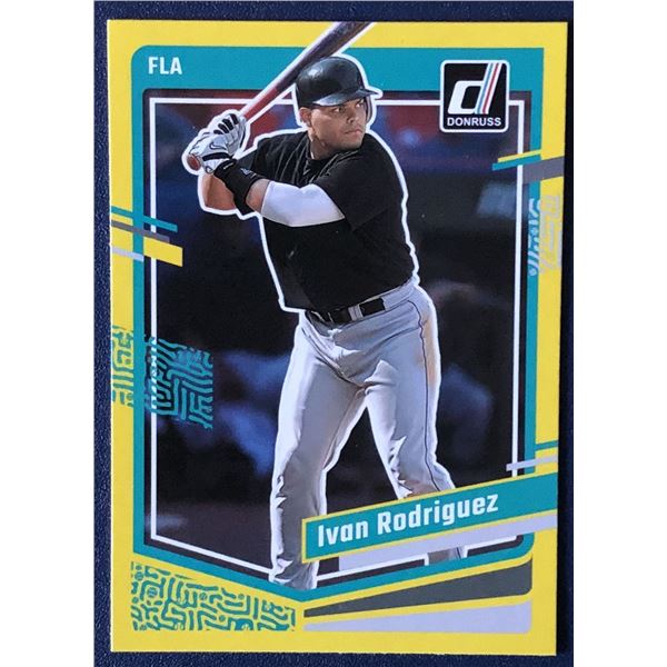 2023 DONRUSS PANINI IVAN RODRIGUEZ (HOF)