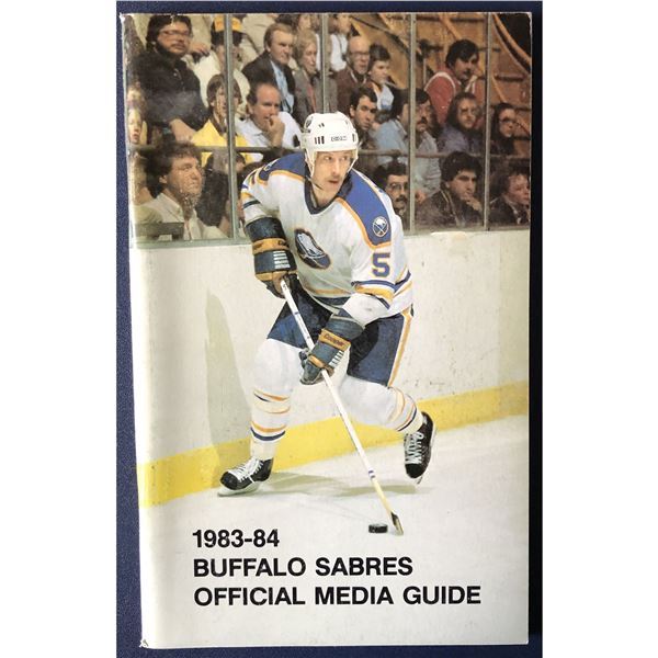 BUFFALO SABRES 1983-84 MEDIA GUIDE