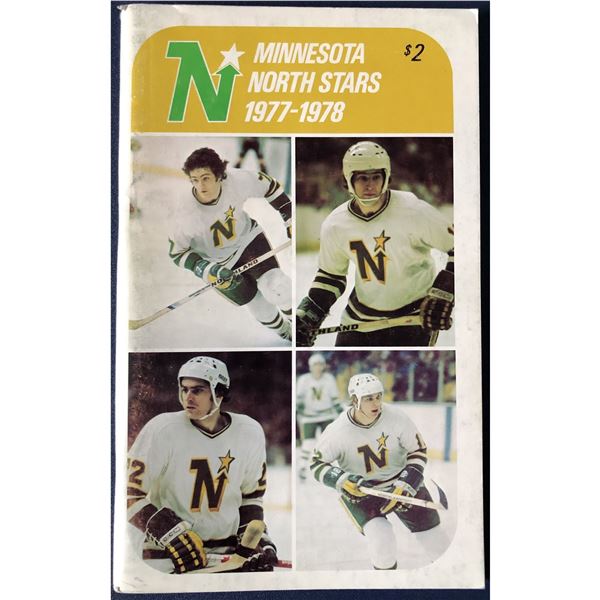 MINNESOTA NORTH STARS 1977-78 MEDIA GUIDE