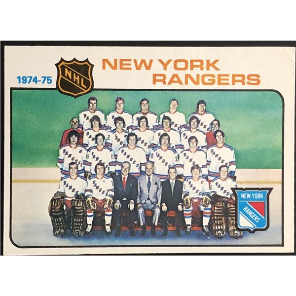 1975-76 O-PEE-CHEE NEW YORK RANGERS