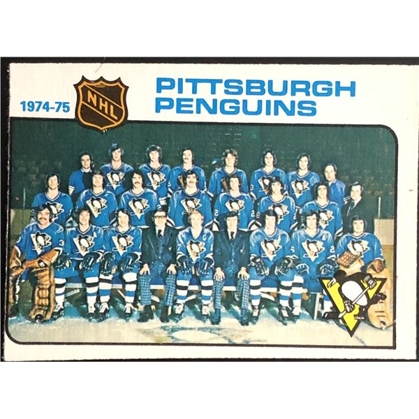 1975-76 O-PEE-CHEE PITTSBURGH PENGUINS