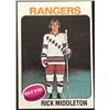 Image 1 : 1975-76 O-PEE-CHEE RICK MIDDLETON (HOF) ROOKIE CARD