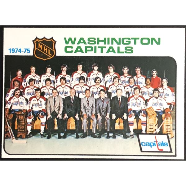1975-76 O-PEE-CHEE WASHINGTON CAPITALS