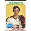 Image 1 : 1975-76 TOPPS LEE FOGOLIN ROOKIE CARD