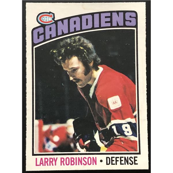 1976-77 O-PEE-CHEE LARRY ROBINSON (HOF)