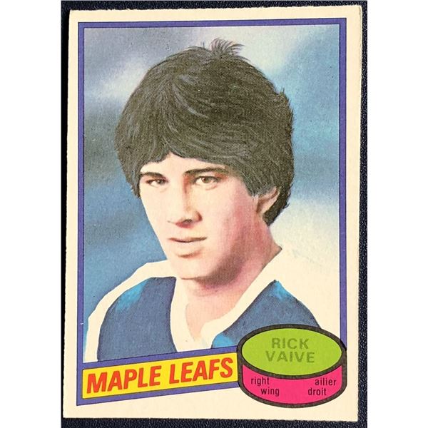 1980-81 O-PEE-CHEE RICK VAIVE ROOKIE CARD