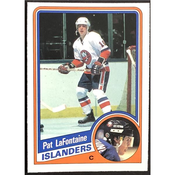 1984-85 O-PEE-CHEE PAT LaFONTAINE (HOF) ROOKIE CARD