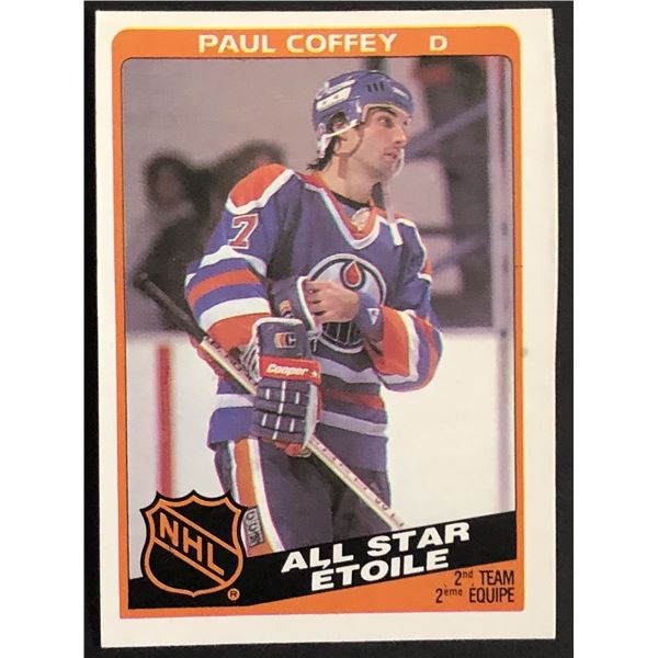 1984-85 O-PEE-CHEE PAUL COFFEY (HOF) AS