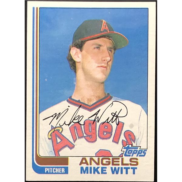 1982 TOPPS MIKE WITT ROOKIE CARD