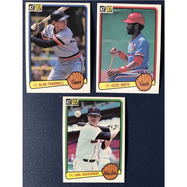 1983 DONRUSS HALL OF FAME TRIO (HOF)