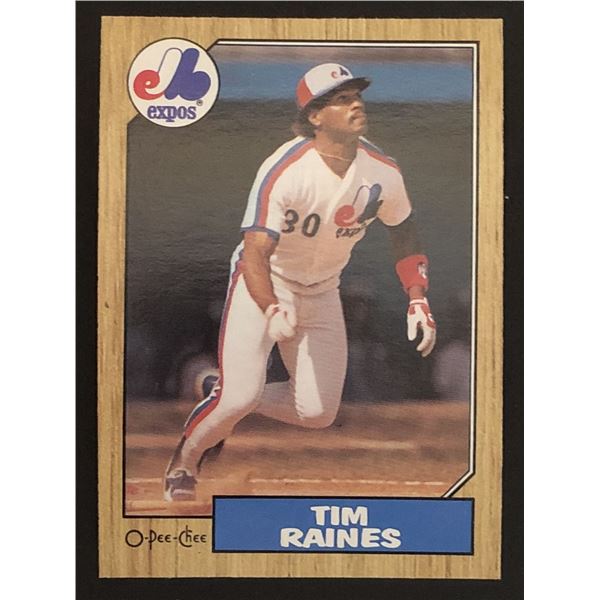 1987 O-PEE-CHEE TIM RAINES (HOF)