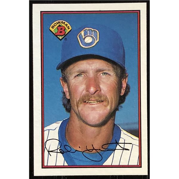 1989 BOWMAN ROBIN YOUNT (HOF)