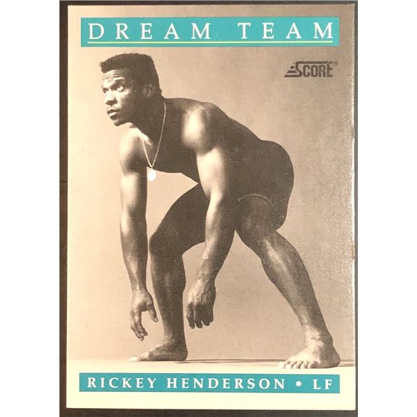 1991 SCORE RICKEY HENDERSON (HOF)